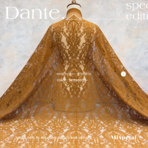 gambar dari Kain kebaya warna terracotta