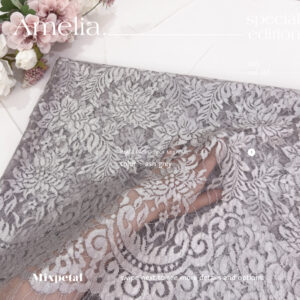 gambar kain semi perancis glossy warna ash grey