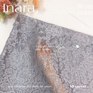 KAIN KEBAYA CHANTILIE LAMINATING INARA - Grey