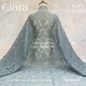 KAIN KEBAYA SEMI ITALY CORD METALIC CLARA