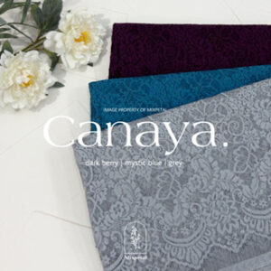 gambar menunjukan bahan Kain kebaya lace Canaya