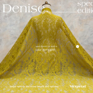 gambar Kain kebaya semi italy katun dove warna rustic gold