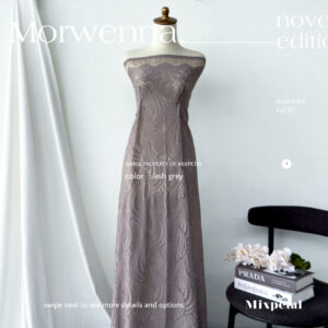 KAIN KEBAYA BROKAT SEMI KATUN LEMBUT MORWENNA