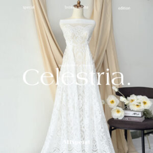 BAHAN KAIN KEBAYA KATUN BROKEN WHITE CELESTRIA - SPECIAL EDITION