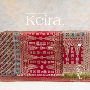 KAIN SONGKET SELENDANG EXCLUSIVE DIMENSI METALIC KEIRA